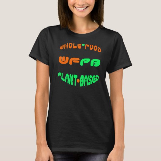 Wfpbベースの全食品工場 Tシャツ (正面)
