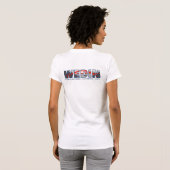 WFR 2018の前部及び背部女性Tシャツ Tシャツ (裏面フル)