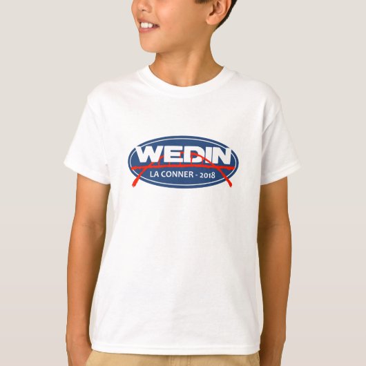 WFR 2018フロントオーバルキッズシャツ Tシャツ (正面)