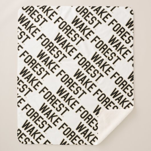WFU |フォレストのスリープ解除 シェルパブランケット (正面)
