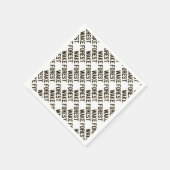 WFU |フォレストのスリープ解除 スタンダードカクテルナプキン (角)