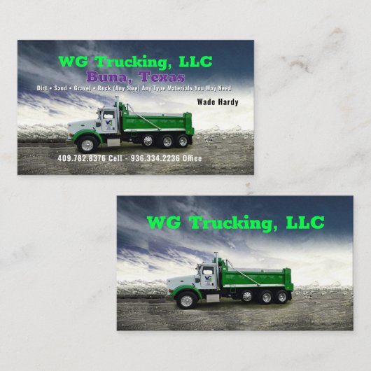 WGトラック名刺 名刺 (正面/裏面)