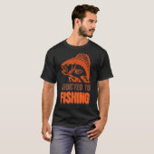 Wh Vwol中毒魚釣り Tシャツ (正面フル)