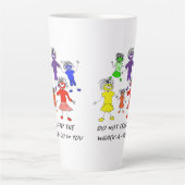 Whack-A-Do カフェラテマグ (正面)