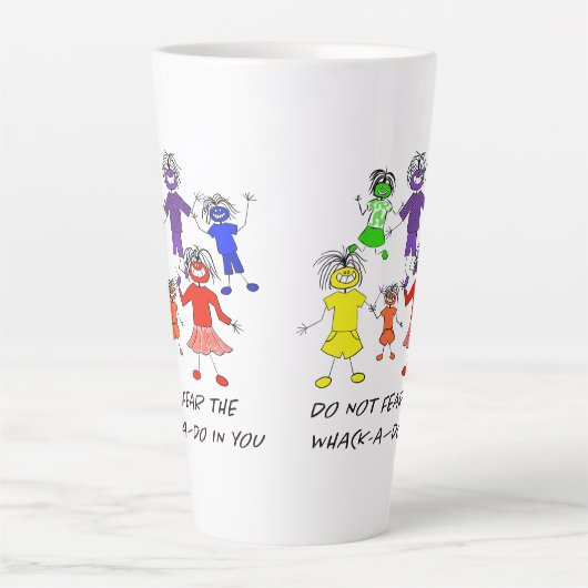 Whack-A-Do カフェラテマグ (正面)