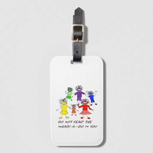 Whack-A-Do ラゲッジタグ (正面縦)