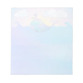 Whale - 5.5インチx 6インチメモ帳 ノートパッド
