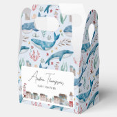 Whale Ahoy男の子の赤ちゃんシャワー フェイバーボックス (オープン)