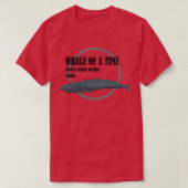 Whale art design 1 tシャツ (デザイン正面)
