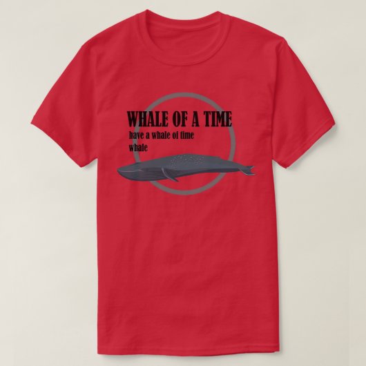 Whale art design 1 tシャツ (デザイン正面)