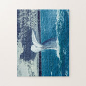 Whale calf tail ジグソーパズル (縦)