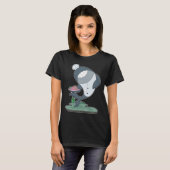 Whale Cook Chef hat Cooking Tシャツ (正面フル)