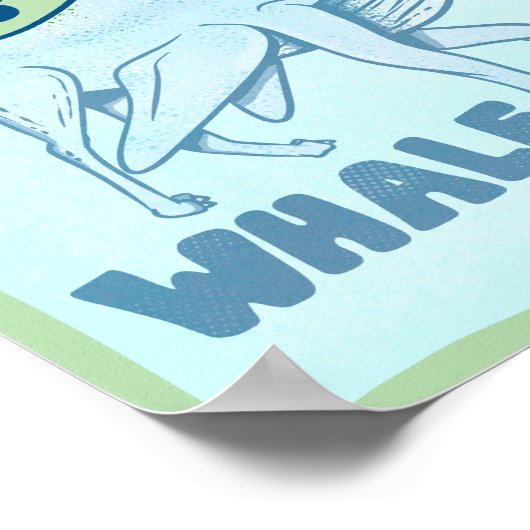 Whale Dog funny creature ポスター (角)