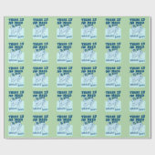 Whale Dog funny creature ラッピングペーパー (フラット)