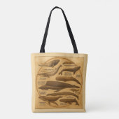 Whale eye/whale species tote トートバッグ (裏面)