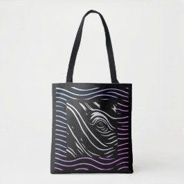 Whale eye/whale species tote トートバッグ