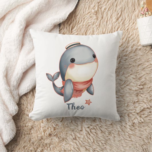 Whale Hello There! クッション (ブランケット)