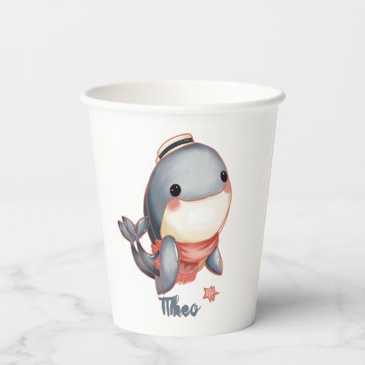 Whale Hello There! 紙コップ (裏面)