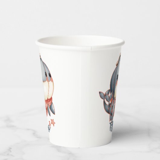 Whale Hello There! 紙コップ (右)