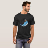 Whale Hello There Marine Mnihal Premium Tシャツ (正面フル)
