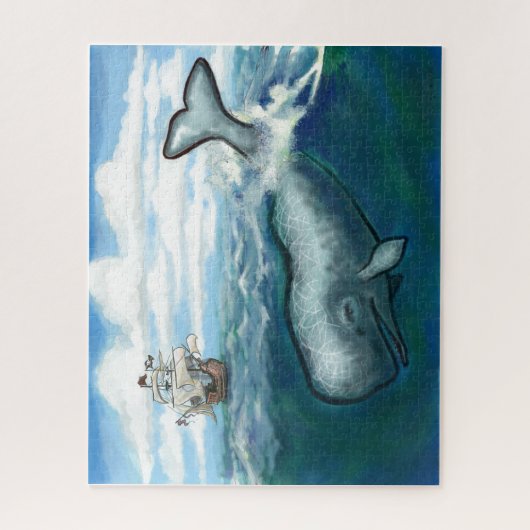Whale Ho Jigsaw Puzzle ジグソーパズル (縦)