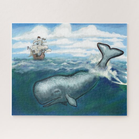 Whale Ho Jigsaw Puzzle ジグソーパズル (横)