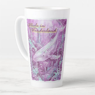 Whale in Wonderland Underwater Art カフェラテマグ