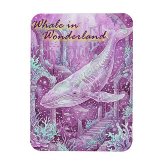 Whale in Wonderland Underwater Art マグネット