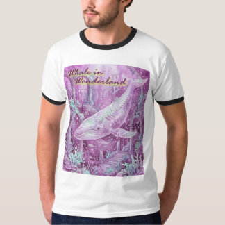 Whale in Wonderland Underwater Art Tシャツ