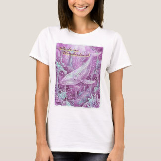 Whale in Wonderland Underwater Art Tシャツ