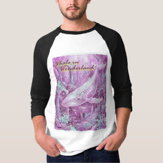 Whale in Wonderland Underwater Art Tシャツ