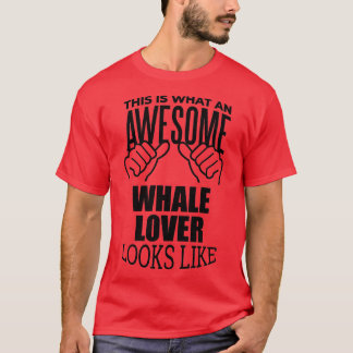Whale Lover Funny Whales Gift Design Tシャツ