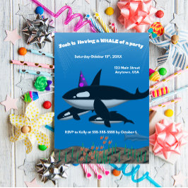 Whale of a Party 招待状