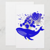 WHALE_OF_A_TIME 便箋 (正面/裏面)