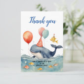 Whale of a Time Boys誕生日ありがとう サンキューカード (スタンド正面)