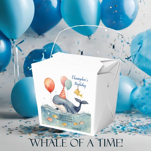 Whale of a Time Boy's誕生日ありがとう フェイバーボックス