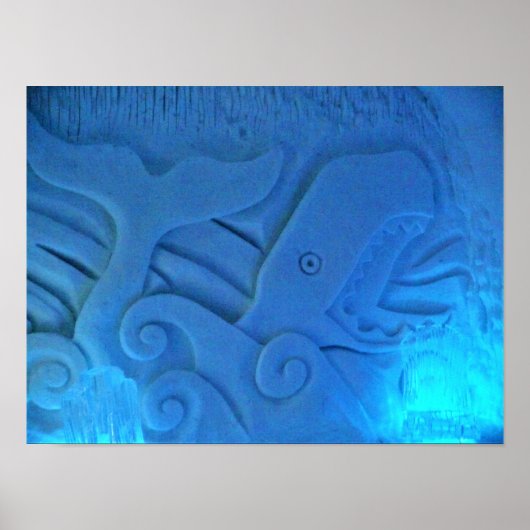 Whale Room at Hotel de Glace,ケベック,カナダ ポスター (正面)