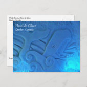 Whale Room at Hotel de Glace，ケベック，カナダ ポストカード (正面/裏面)