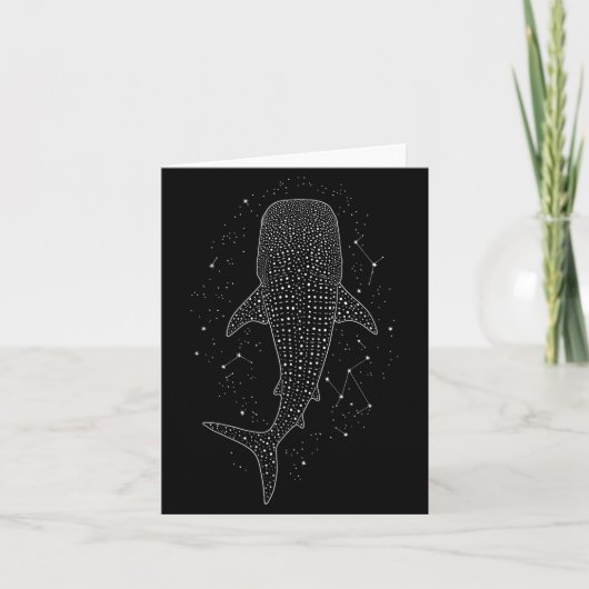 Whale Shark Constellation Marine Life For Animal L カード (正面)