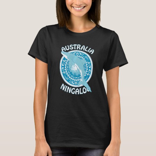 Whale Shark Ningaloo Australia Tシャツ (正面)