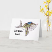 Whale Soonカードを入手 カード (黄色い花)