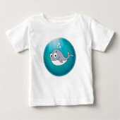 Whale, Sperm Whale, Underwater ベビーTシャツ (正面)