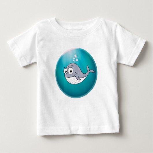 Whale, Sperm Whale, Underwater ベビーTシャツ (正面)