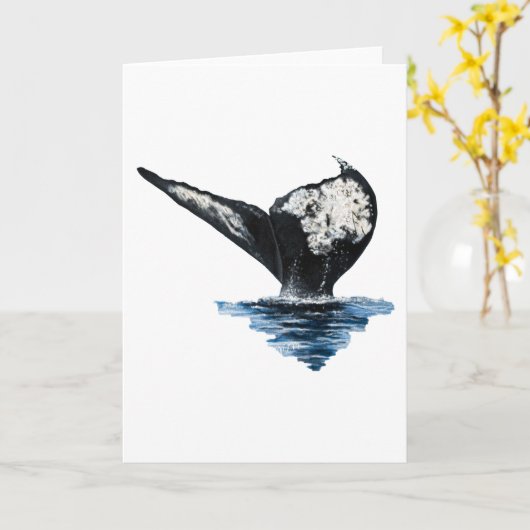 Whale Tail カード (黄色い花)