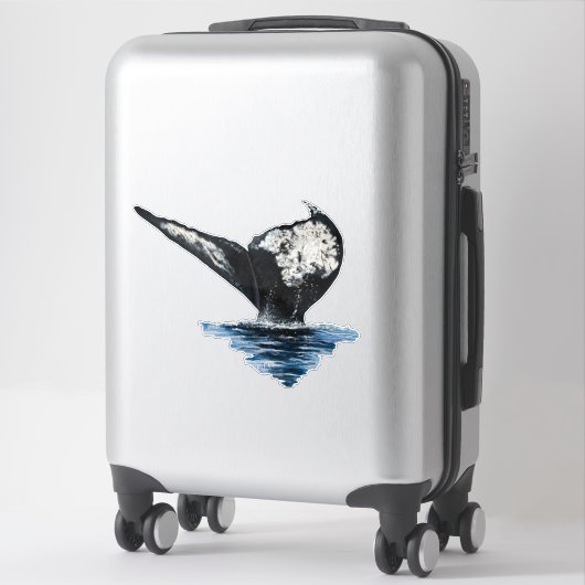 Whale Tail シール (スーツケース)