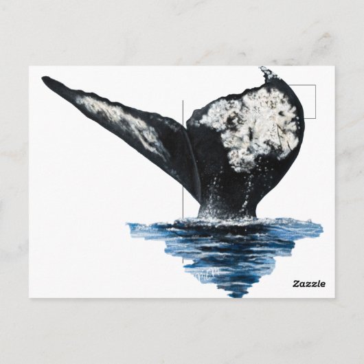 Whale Tail ポストカード (裏面)