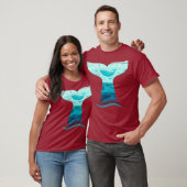 Whale Tail in Waves Orca海Tシャツ Tシャツ (ユニセックス)