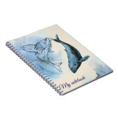 Whale Tales Notebook -海ジャーナル ノートブック (右側)