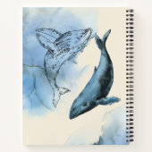 Whale Tales Notebook – Ocean Journal ノートブック (裏面)