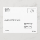 Whale Thank You ポストカード (裏面)